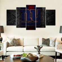 Load image into Gallery viewer, New York Giants Rough Look 5 Pieces Wall Painting Canvas