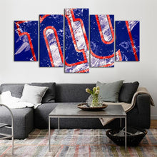 Load image into Gallery viewer, New York Giants Paint Splash Look Canvas