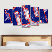 Load image into Gallery viewer, New York Giants Paint Splash Look Canvas