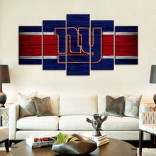 Load image into Gallery viewer, New York Giants Wooden Look Canvas