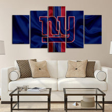 Load image into Gallery viewer, New York Giants Fabric Look Canvas