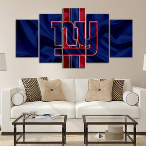 New York Giants Fabric Look Canvas