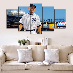 Derek Jeter New York Yankees Canvas