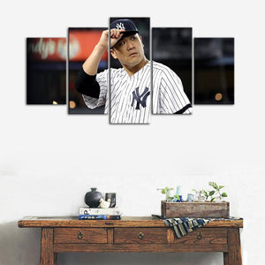 Masahiro Tanaka New York Yankees Wall Canvas