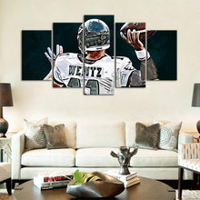 Load image into Gallery viewer, Carson Wentz Philadelphia Eagles Wall Art Canvas 1