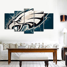 Load image into Gallery viewer, Philadelphia Eagles Paint Splash Look Wall Canvas 1