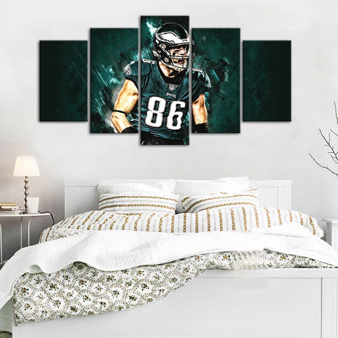 Zach Ertz Philadelphia Eagles Wall Art Canvas