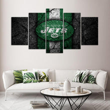 Load image into Gallery viewer, New York Jets Rock Style 5 Pieces Wall Painting Canvas