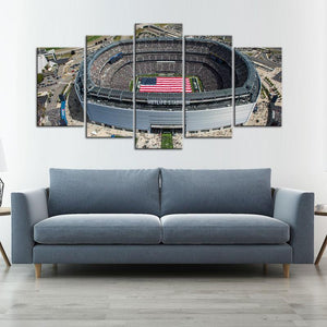 New York Jets Stadium 5 Pieces Wall Painting Canvas 6