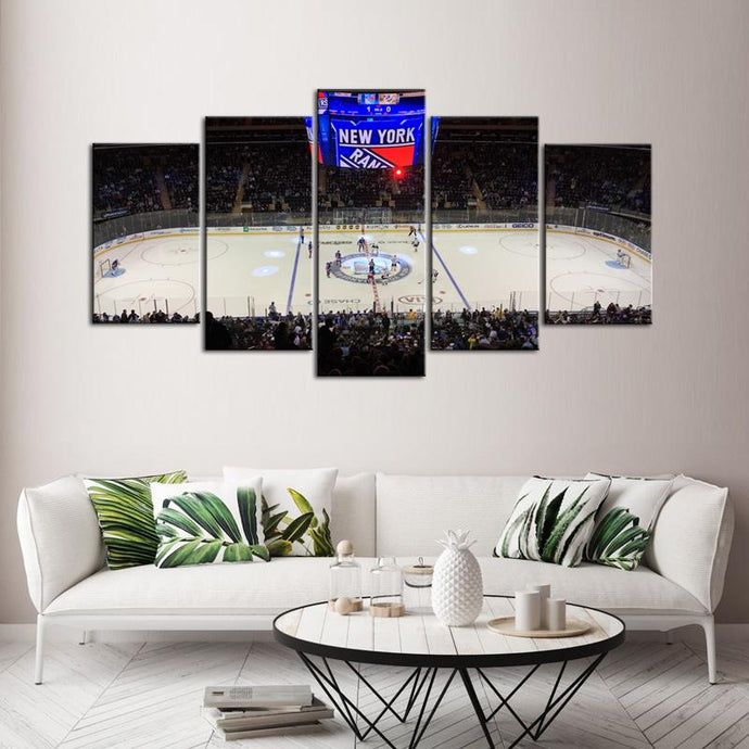 New York Rangers Stadium Wall Canvas