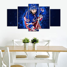 Load image into Gallery viewer, Mika Zibanejad New York Rangers Wall Art Canvas