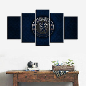 Chelsea F.C. Steal Look 5 Pieces Wall Painting Canvas