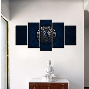 Chelsea F.C. Steal Look 5 Pieces Wall Painting Canvas