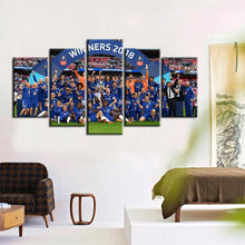 Load image into Gallery viewer, Chelsea F.C. Winner 2018 5 Pieces Wall Painting Canvas