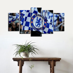 Chelsea F.C. Small Flag Canvas