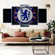 Load image into Gallery viewer, Chelsea F.C. Metal Look Canvas