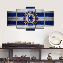 Load image into Gallery viewer, Chelsea F.C. Wooden Look Canvas
