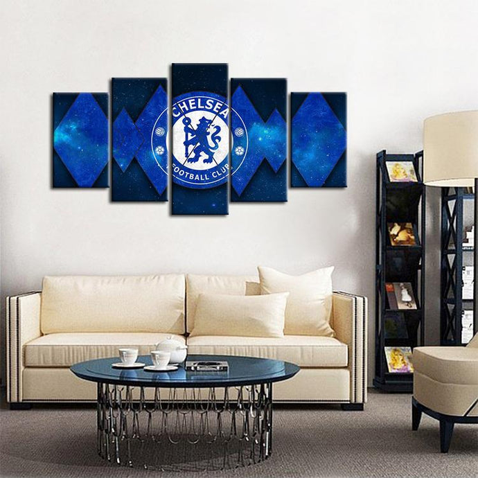 Chelsea F.C. Diamond Cuts Canvas