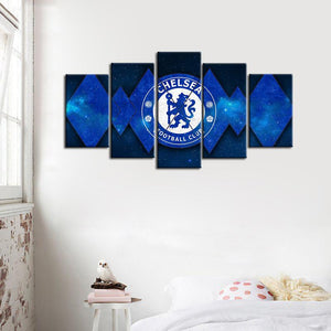 Chelsea F.C. Diamond Cuts Canvas