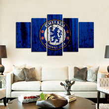 Load image into Gallery viewer, Chelsea F.C. Rough Look 5 Pieces Wall Painting Canvas