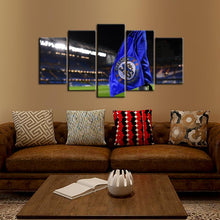 Load image into Gallery viewer, Chelsea F.C. Small Flag 5 Pieces Wall Painting Canvas