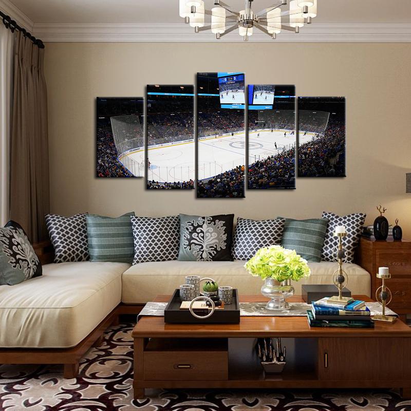 St. Louis Blues Stadium 5 Pieces Wall Painting Canvas