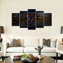 Load image into Gallery viewer, St. Louis Blues Burn Out 5 Pieces Wall Painting Canvas