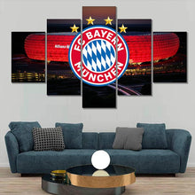 Load image into Gallery viewer, Bayern Munich Stadium Nightscape Wall Art Canvas