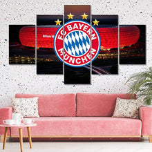 Load image into Gallery viewer, Bayern Munich Stadium Nightscape Wall Art Canvas