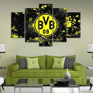 Borussia Dortmund Emblem Wall Canvas 4