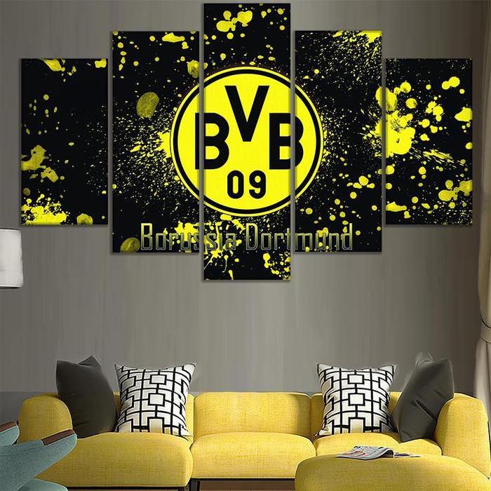 Borussia Dortmund Emblem Wall Canvas 4