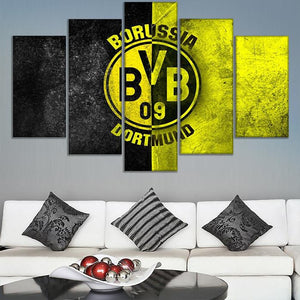 Borussia Dortmund Rock Style Wall Art Canvas