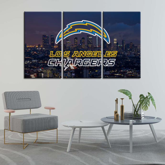 Los Angeles Chargers Wall Art Canvas 2
