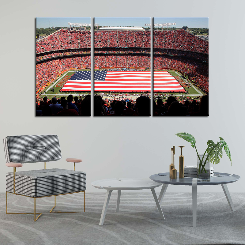 Kansas City Chiefs Stadium Wall Canvas 4