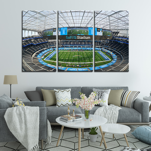 Los Angeles Chargers Stadium Wall Canvas 4