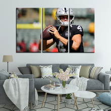 Load image into Gallery viewer, Derek Carr Las Vegas Raiders Wall Canvas 2