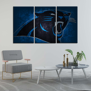 Carolina Panthers Stone Look Wall Canvas 2