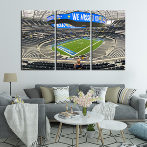 Los Angeles Chargers Stadium Wall Canvas 2