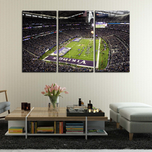 Load image into Gallery viewer, Minnesota Vikings Stadium Wall Canvas 4