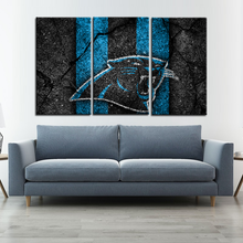 Load image into Gallery viewer, Carolina Panthers Rock Style Wall Canvas 2