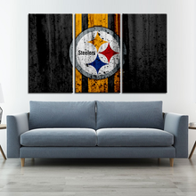 Load image into Gallery viewer, Pittsburgh Steelers Rough Style Wall Canvas 2