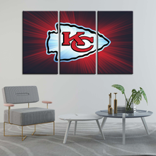Load image into Gallery viewer, Kansas City Chiefs Wall Art Canvas 2