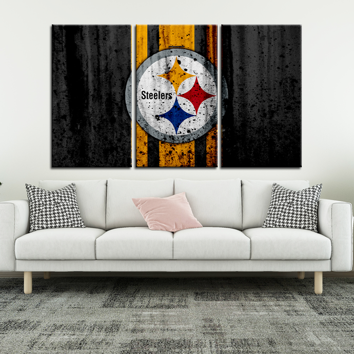 Pittsburgh Steelers Rough Style Wall Canvas 2