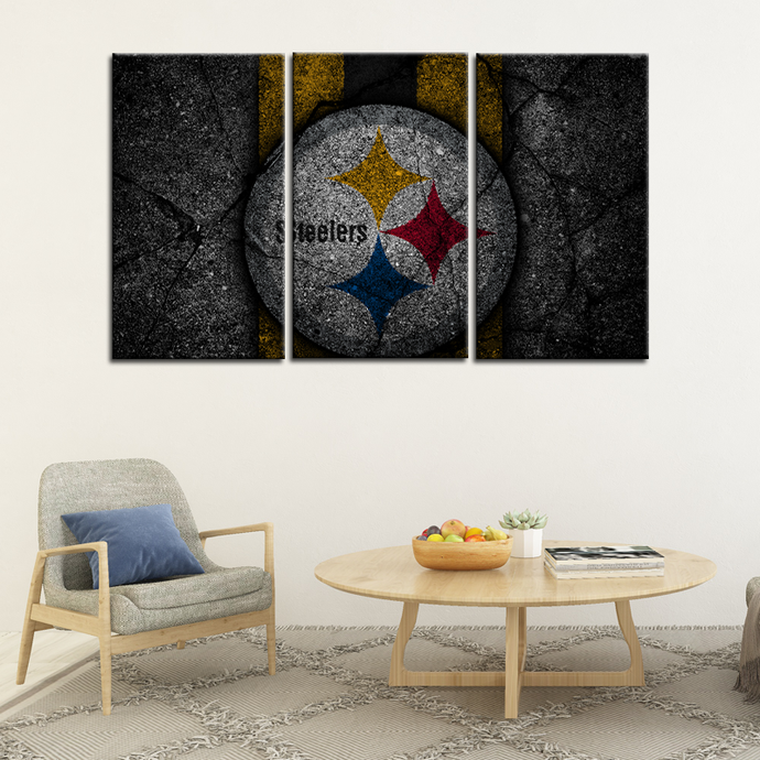 Pittsburgh Steelers Rock Style Wall Canvas 2
