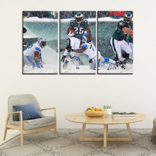 Load image into Gallery viewer, Philadelphia Eagles Snow Game Wall Canvas