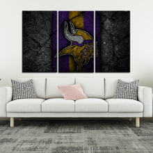 Load image into Gallery viewer, Minnesota Vikings Rock Style Wall Canvas 2