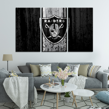 Load image into Gallery viewer, Las Vegas Raiders Rough Look Wall Canvas 2