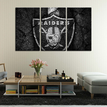 Load image into Gallery viewer, Las Vegas Raiders Rock Style Wall Canvas 2