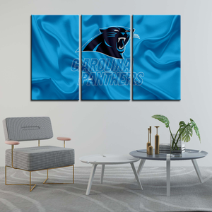 Carolina Panthers Fabric Style Wall Canvas 2