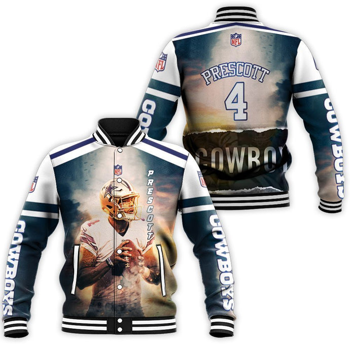 Dallas Cowboys Dak Prescott Letterman Jacket